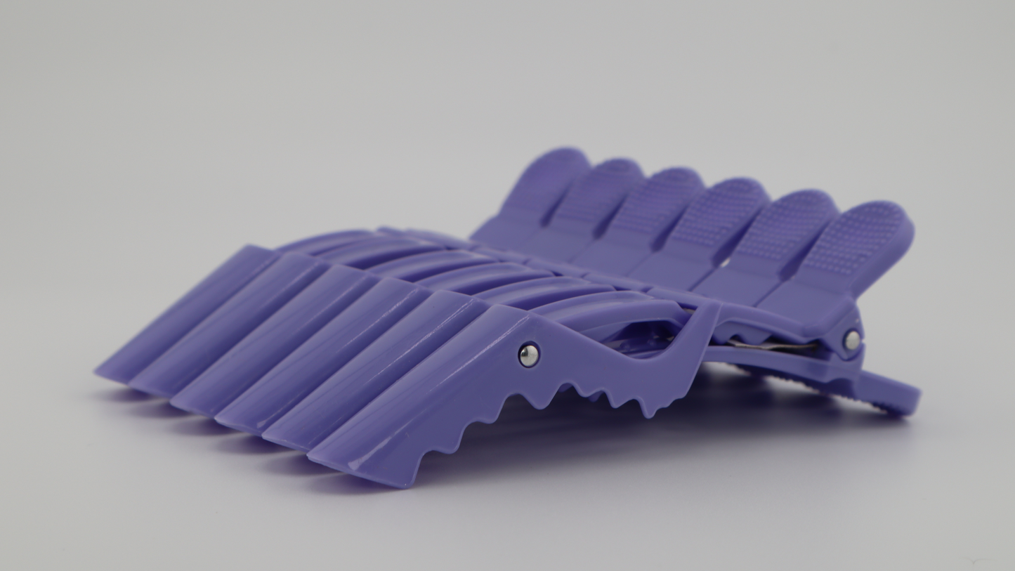 Crocodile Clips (Purple)