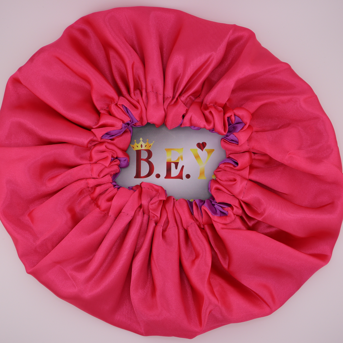 Luxury Reversible Satin Bonnet (Pink/Purple)