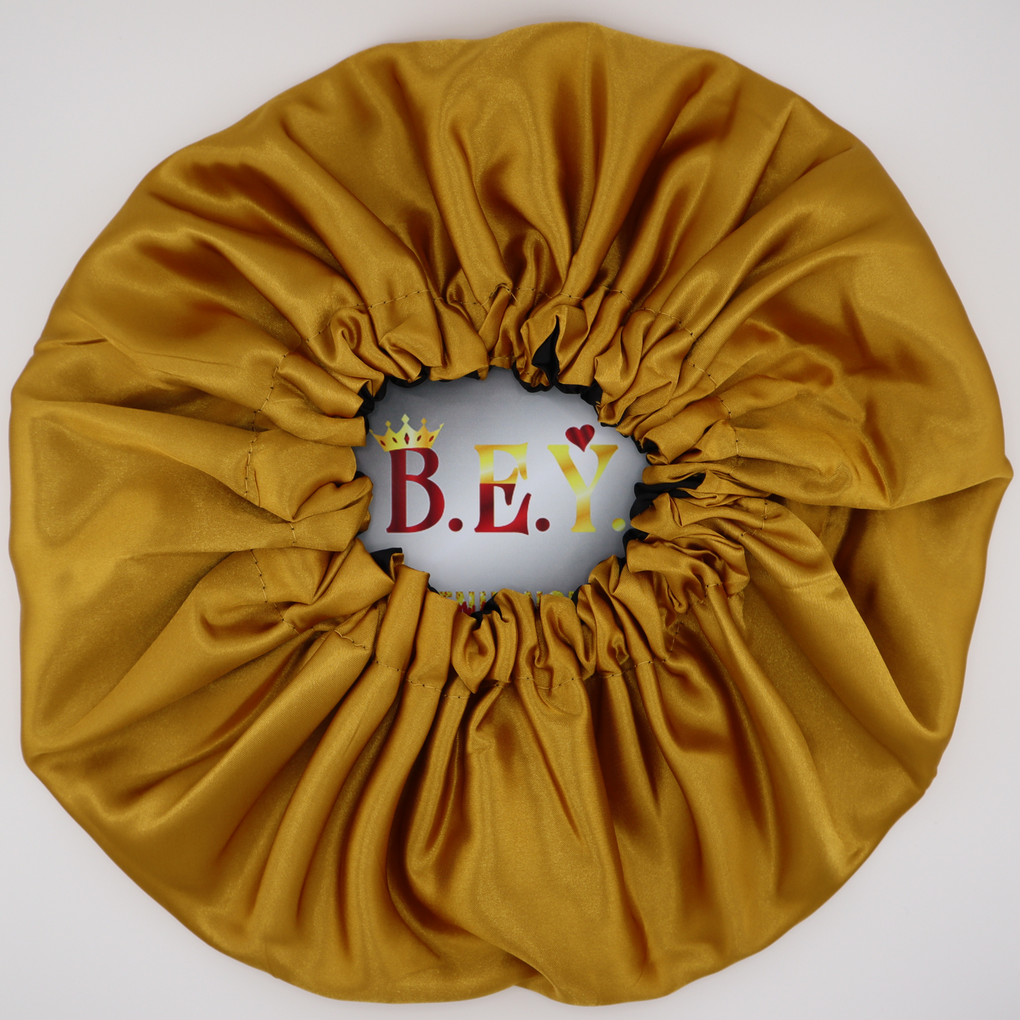 Luxury Reversible Satin Bonnet (Black/Gold)
