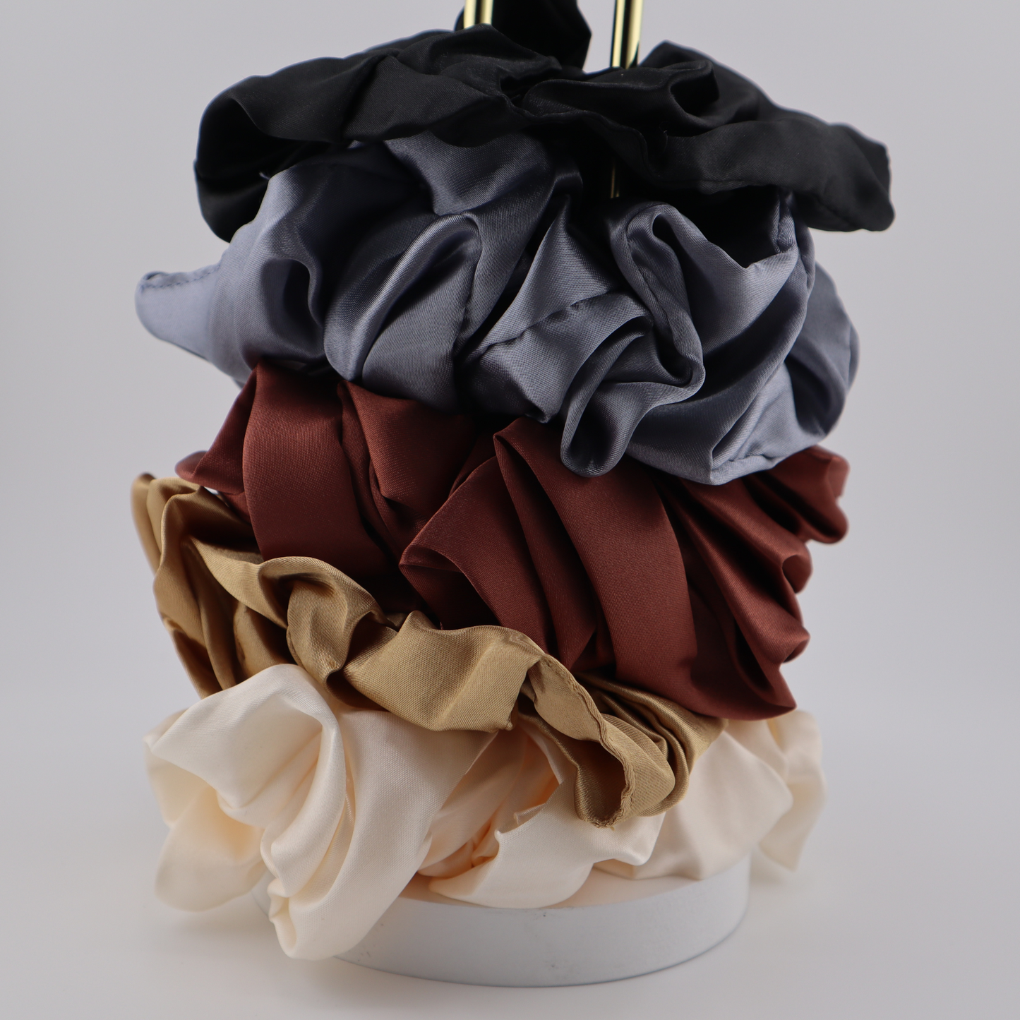 Large Satin Scrunchies