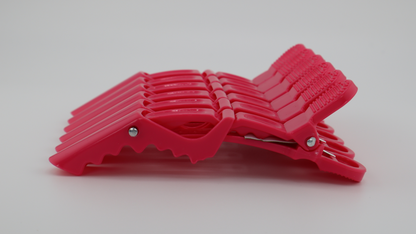 Crocodile Clips (Hot Pink)