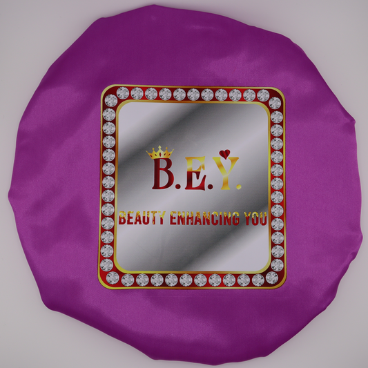 Luxury Reversible Satin Bonnet (Pink/Purple)