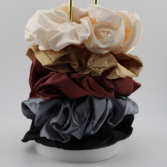 Large Satin Scrunchies